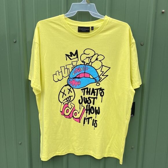 Men's Cotton Oversize Graphic Short Sleeve T-Shirts 2-Pack Size XL - Picture 2 of 15